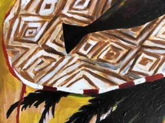 "Nagy fekvő maszk/ Große Liegende Maske" by Attila Orbán on art24