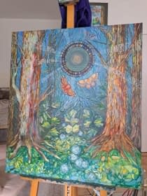""Zwei Schmetterlinge"" von Katarzyna Knap KNAP_ART auf art24