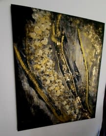 "Black meets Gold II" von Art by Tina N. auf art24