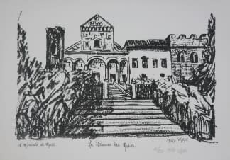 "«S. Miniato al Monte» aus der Serie: «La Firenze dei Medici» (14/120)" by Miro Wladi on art24