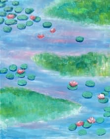 "Water lilies" by Loïc Lippi on art24