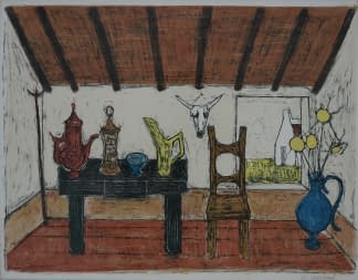 "Interieur en Camargue" de Georges Girard sur art24