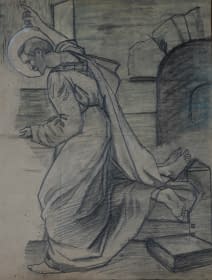 "Studie eines Heiligen" by Arthur Joseph Guéniot on art24