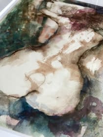 "Tükörbe néző/ In den Spiegel schauend" de Ruttkay Sándor sur art24