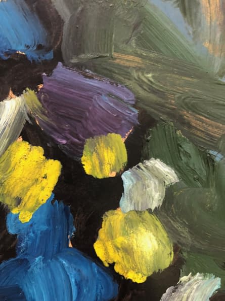 Foto 1 des Kunstwerks "Virág Csendélet/ Blumenstillleben" von Pasaréti Csepeli Varró Németh Miklós auf art24