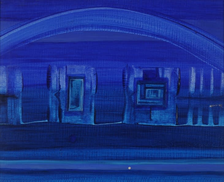 Image 1 of the artwork "Traumstruktur um Mitternacht" by Edith Irving-Sommer on art24