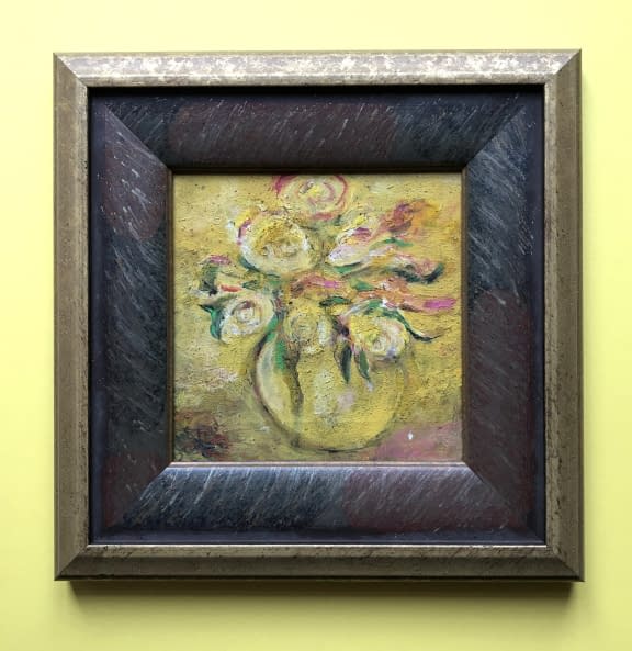 Image 1 of the artwork "Sárga virág/ Ein gelber Blumenstrauss" by Katalin Szabadi on art24
