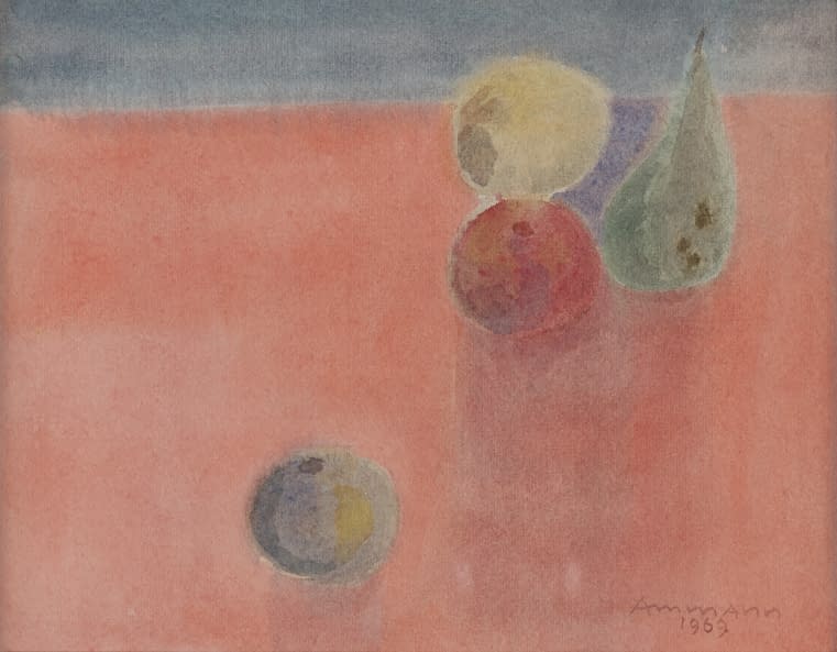 Image 1 of the artwork "Stillleben mit Früchten" by Arnold Ammann on art24