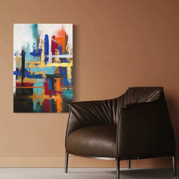 Foto 1 des Kunstwerks "Powerful" von SoulART LINDAbstrakt auf art24