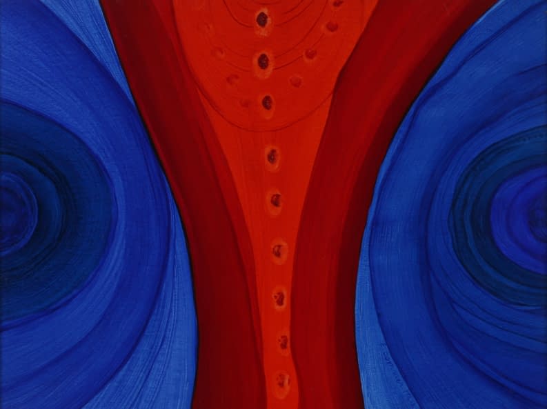Image 1 of the artwork "Dein Hosenfaden ist auf" by Edith Irving-Sommer on art24