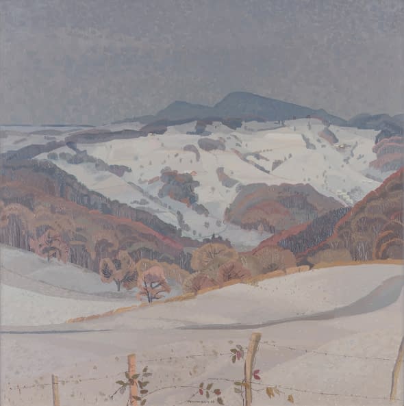 Image 1 of the artwork "Winter im Jura (Ofenbühl bei Densbüren)" by Arnold Ammann on art24
