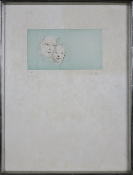 Image 1 of the artwork "Zwei Zauberwesen" by Leonor Fini on art24