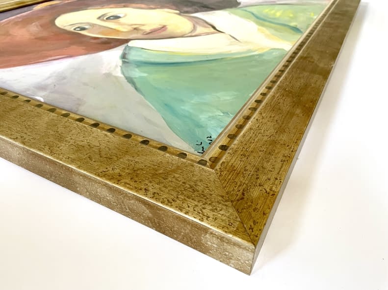 Image 1 of the artwork "Kalapos nő/ Eine Frau mit Hut" by Katalin Szabadi on art24