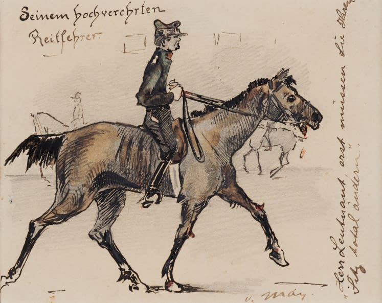 Image 1 of the artwork "Reiterstudie" by Walther von May on art24