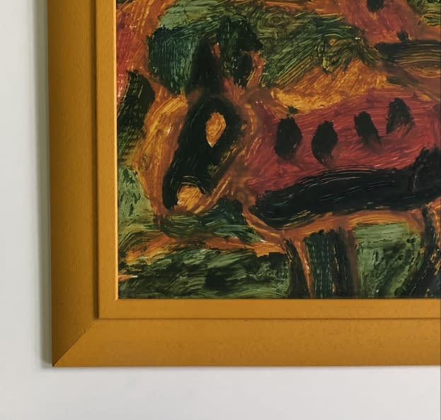 Foto 1 des Kunstwerks "Lovas a réten/ Reiter auf der Wiese" von Pasaréti Csepeli Varró Németh Miklós auf art24