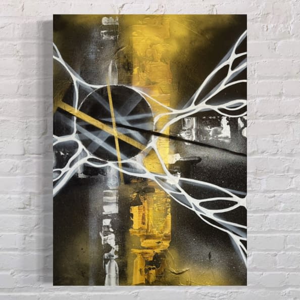 Foto 1 des Kunstwerks "Schicksalsrad" von SoulART LINDAbstrakt auf art24