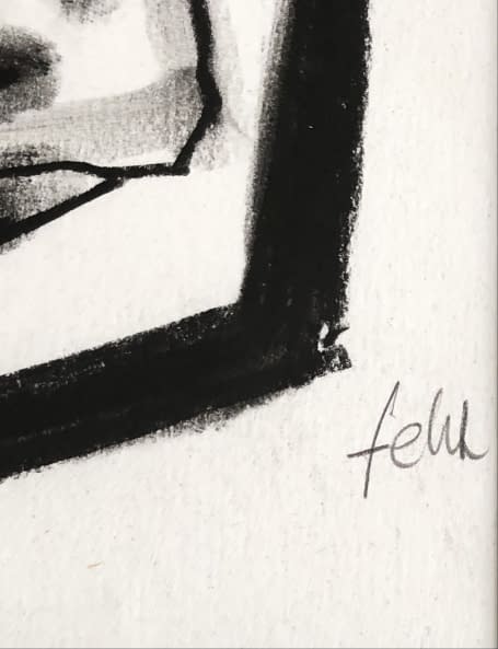 Image 1 of the artwork "Rajz II./Zeichnung II." by László feLugossy on art24