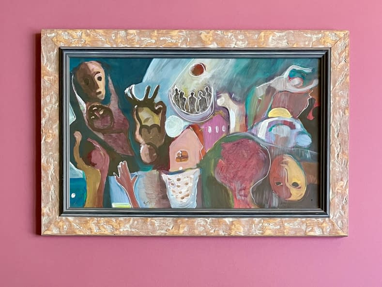 Image 1 of the artwork "Emberek a holdon/ Menschen auf dem Mond" by Katalin Szabadi on art24