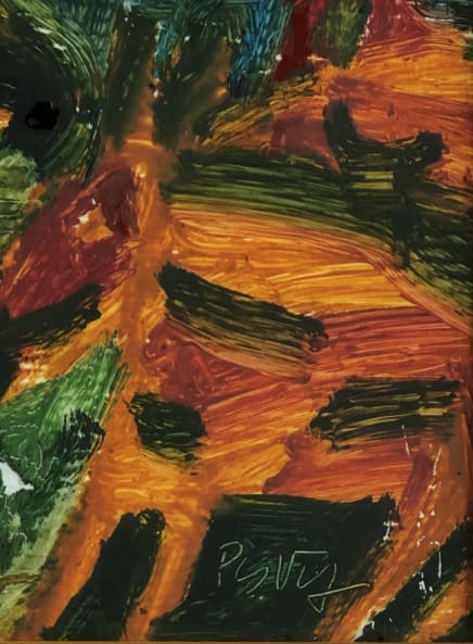 Foto 1 des Kunstwerks "Lovas a réten/ Reiter auf der Wiese" von Pasaréti Csepeli Varró Németh Miklós auf art24