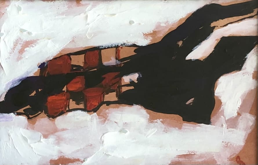 Image 1 of the artwork "Fekvő Alak/Liegende Person" by Attila Orbán on art24
