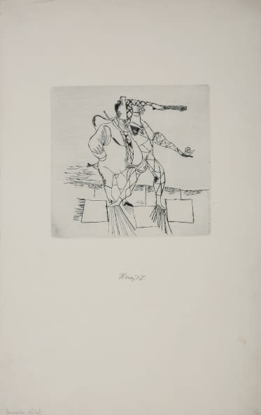 Image 1 of the artwork "Abstraktes Paar - Harlekine" by František Tichý on art24