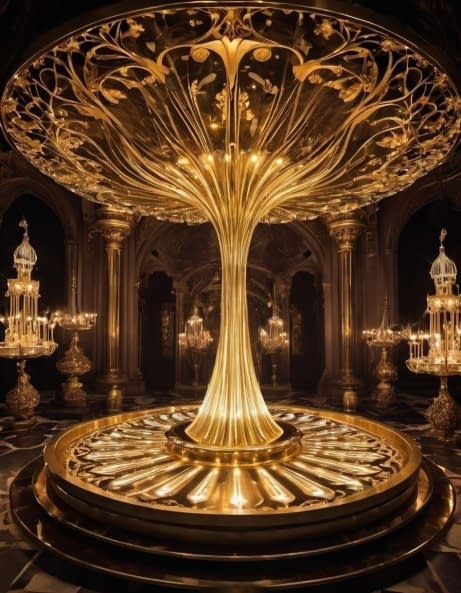 Image 1 of the artwork "Gold chalice" by Heiko Skerra on art24