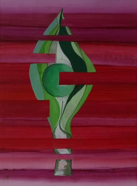 Image 1 of the artwork "Jadebaum" by Edith Irving-Sommer on art24