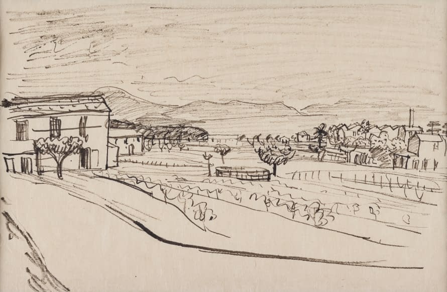 Image 1 of the artwork "Landschaftsstudie" by Ignaz Epper on art24