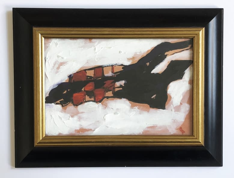 Image 1 of the artwork "Fekvő Alak/Liegende Person" by Attila Orbán on art24