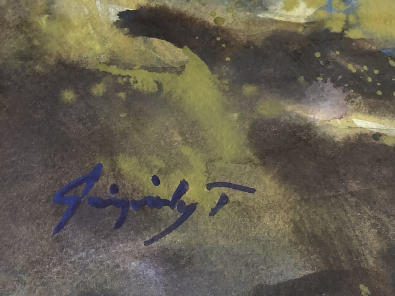 Image 1 of the artwork "Virágcsokor (Bazsarózsa)/ Blumenstrauß (Pfingstrose)" by Tibor Gáspárdy on art24