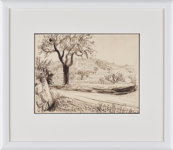 Foto 1 des Kunstwerks "Hügellandschaft mit Baum" von Ignaz Epper auf art24