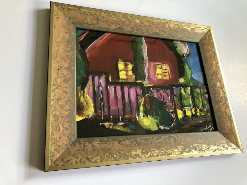 Image 1 of the artwork "Boglári ház/ Das Haus in Boglár" by Katalin Szabadi on art24