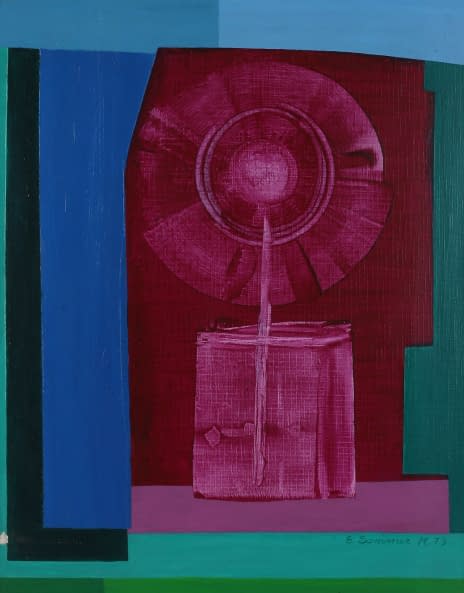 Image 1 of the artwork "Encaged Flower" by Edith Irving-Sommer on art24