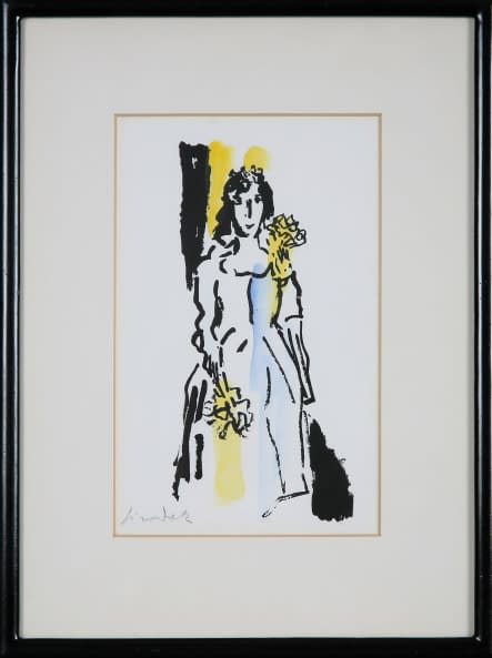 Photo 1 de l'œuvre "Frau in Kleid" par František Jiroudek sur art24