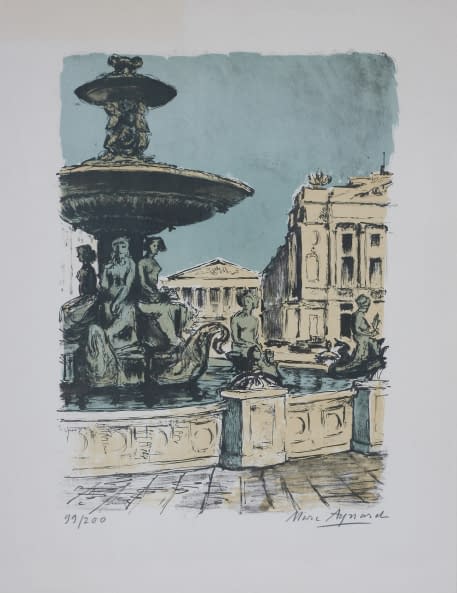 Foto 1 des Kunstwerks "Brunnen auf dem Place de la Concorde, Paris (99/200)" von Marc Aynard auf art24