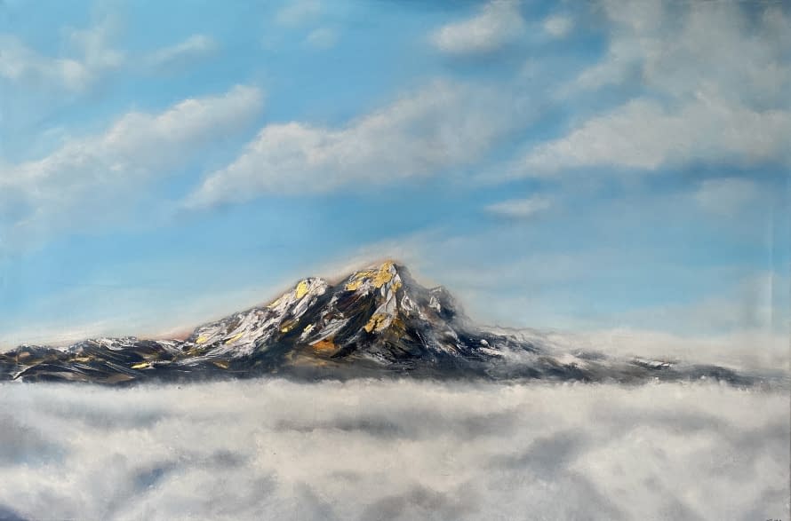 Foto 1 des Kunstwerks "Pilatus on the full rise" von Viktoria Koestler auf art24
