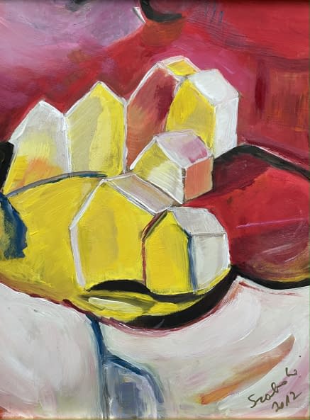 Image 1 of the artwork "Dombcsúcson / Hügelspitze" by Katalin Szabadi on art24