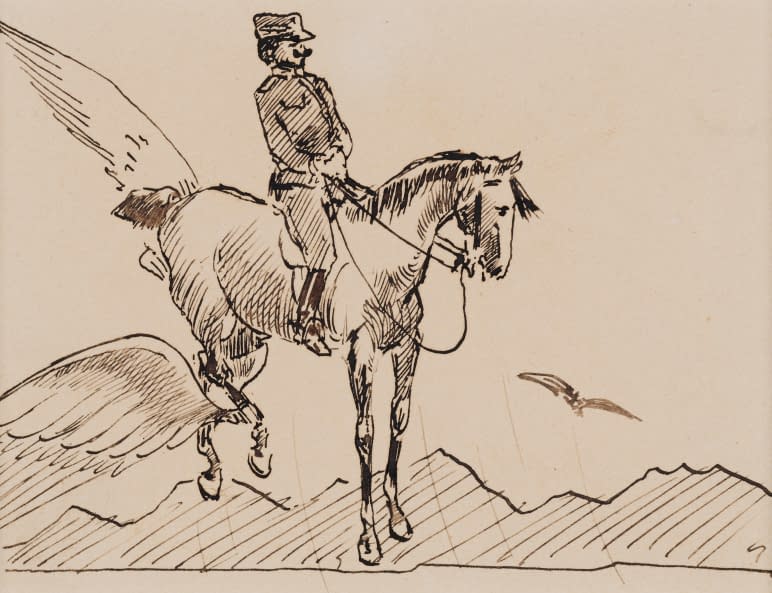Image 1 of the artwork "Reiterstudie" by Walther von May on art24