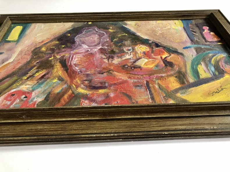 Image 1 of the artwork "Kávéház/Kaffeehaus" by Katalin Szabadi on art24