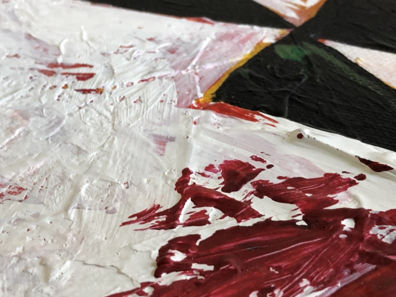 Foto 1 des Kunstwerks "Zászlót tartó/Flagge haltend" von Attila Orbán auf art24