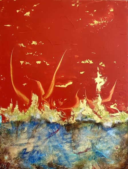 Foto 1 des Kunstwerks "Gilded Vapors" von Viktoria Koestler auf art24