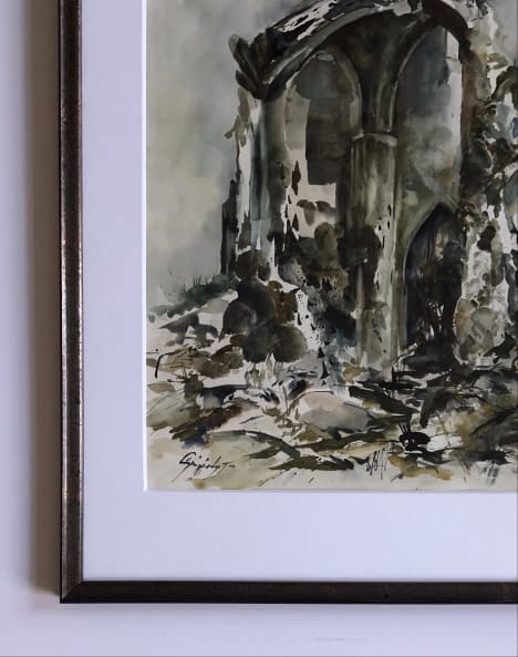 Image 1 of the artwork "Kecske-templom/Geißkirche" by Tibor Gáspárdy on art24