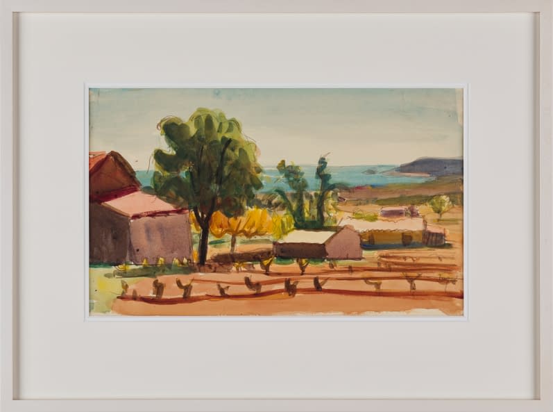 Foto 1 des Kunstwerks "Rebberg und See" von Ignaz Epper auf art24