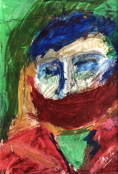 Image 1 of the artwork "Pandemie in Grün" by Laszló Horváth on art24