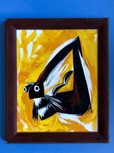 Image 1 of the artwork "Kisörökös/Klein Erbe" by Attila Orbán on art24