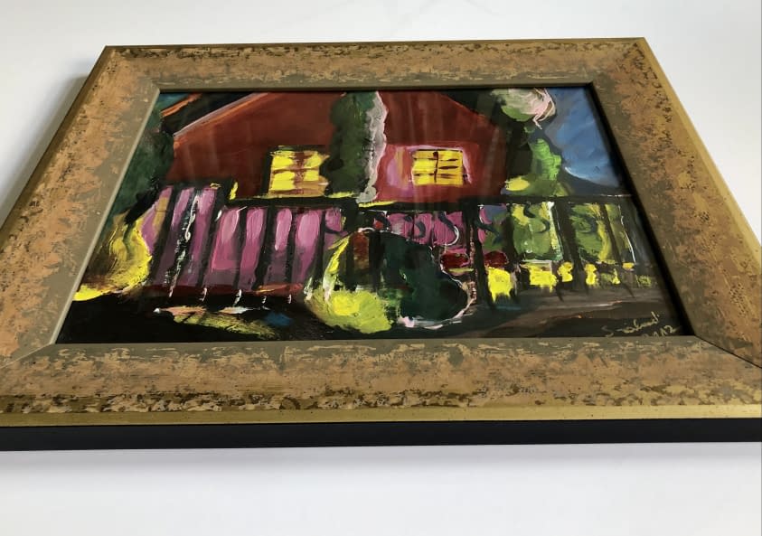 Image 1 of the artwork "Boglári ház/ Das Haus in Boglár" by Katalin Szabadi on art24