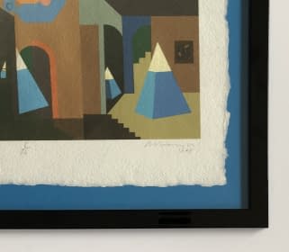 "Angyal érkezett (P) 8/16 /Der Engel ist angekommen (P) 8/16" von János Aknay auf art24