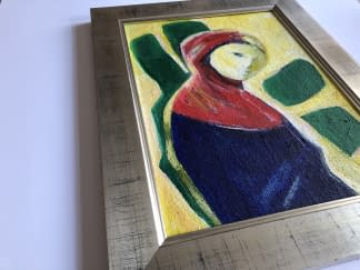 "Szomorú angyal/Trauriger Engel" by János Aknay on art24