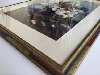 "Virágcsokor (Bazsarózsa)/ Blumenstrauß (Pfingstrose)" von Tibor Gáspárdy auf art24
