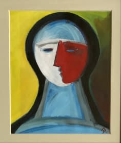"Festőangyal/Maler Engel" de János Aknay sur art24